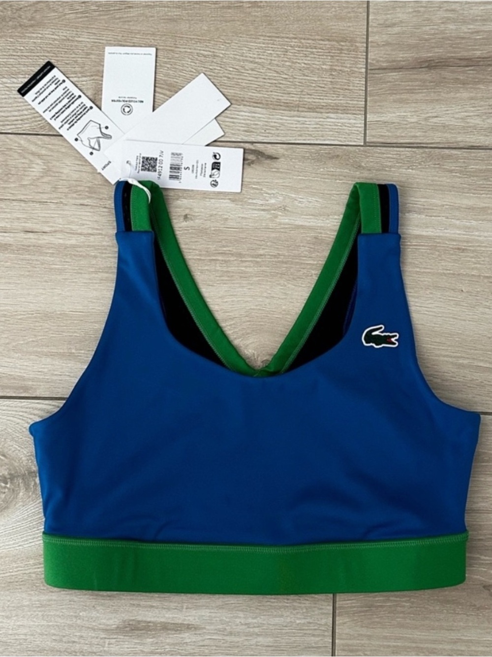 Lacoste Women’s Sports Bra, size Small.